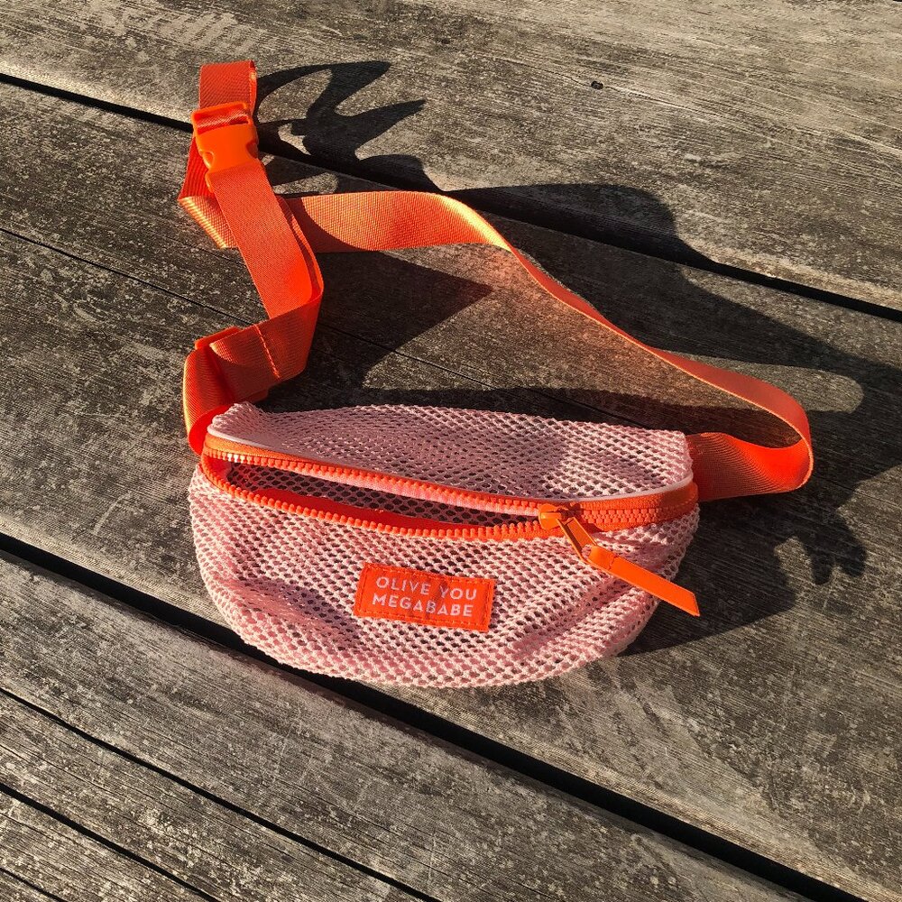 olive and june x megababe fannypack